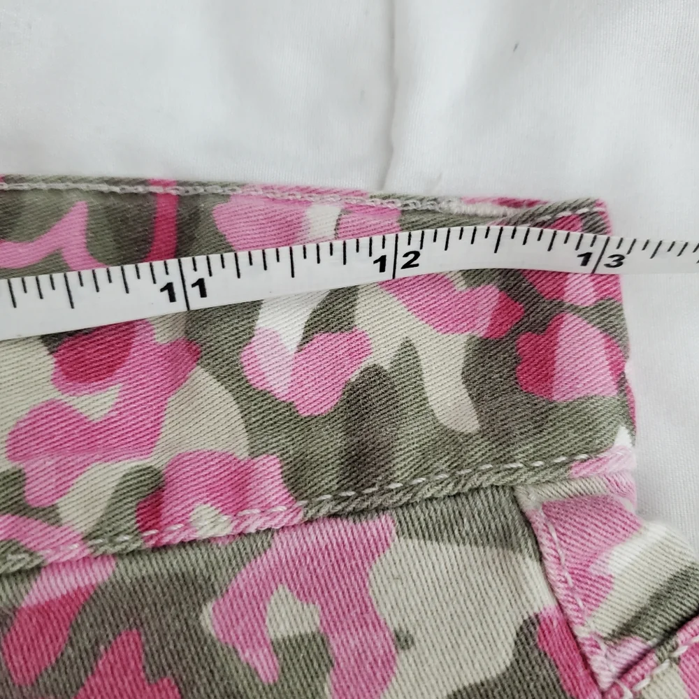Girls 12 Jeggings Pink Camo Hearts Stretch Pants by‎ Children's Place